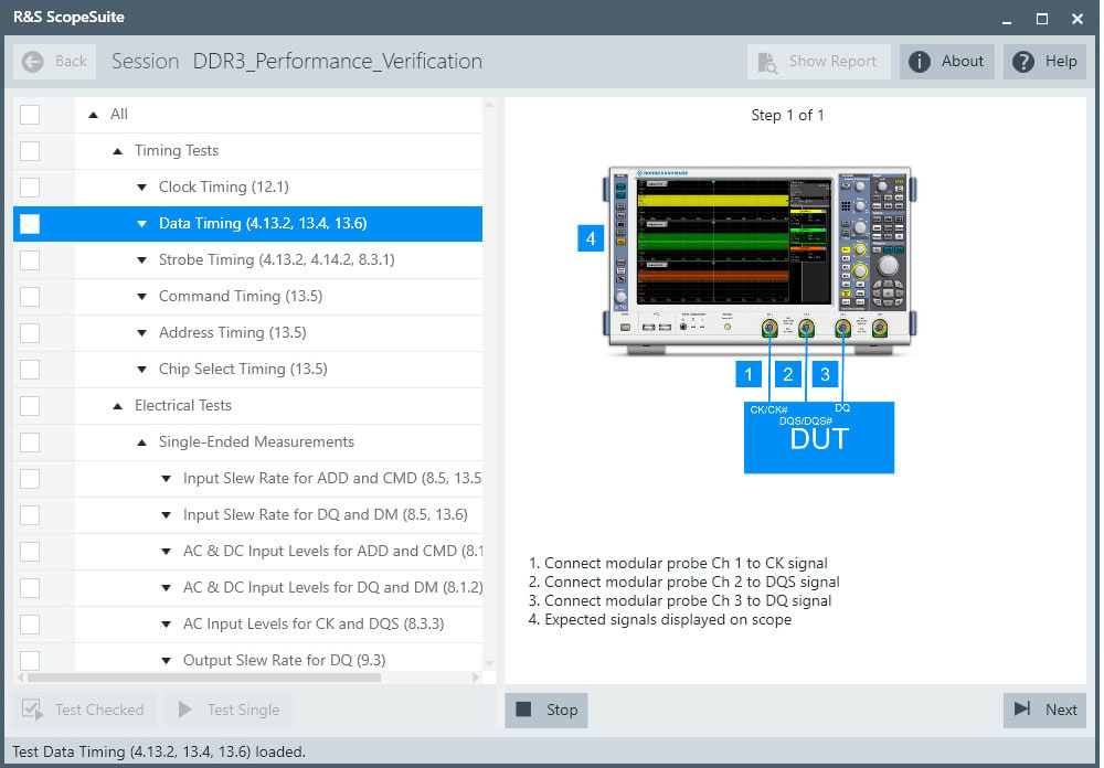 Easy to use automated compliance test solution