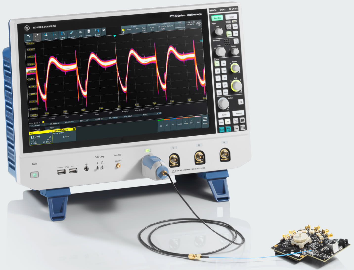 Power rail characterization with high fidelity probes