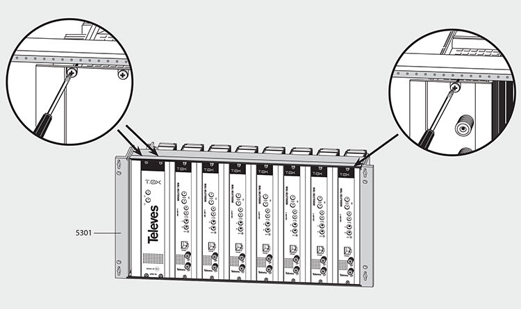Televes 5806 A/V Twin T.0X Modulator | TEquipment Televes 5806 A/V Twin T.0X Modulator | TEquipment