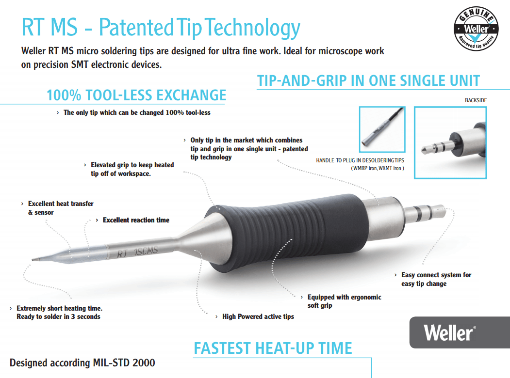 Weller Tools & Supplies Datasheets – Mouser