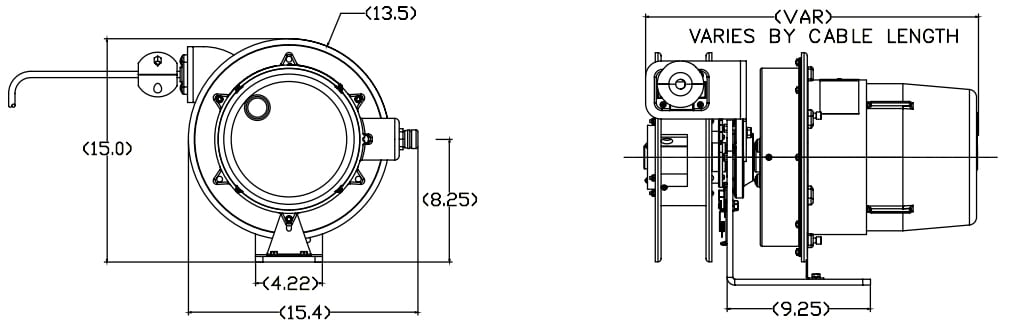 Ericson 8103-80 - Retractable Cable Reel