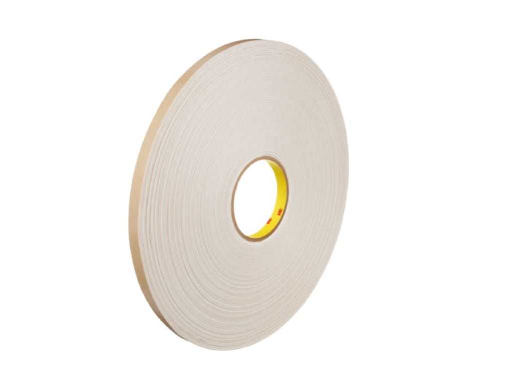3M 4492 - Double Coated Polyethylene Foam Tape, White, 31 mil (4 mil ...