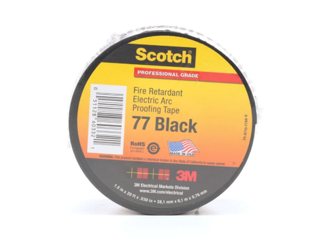 3M Scotch 77 - Fire and Electric Arc Proof Professional Grade Tape ...