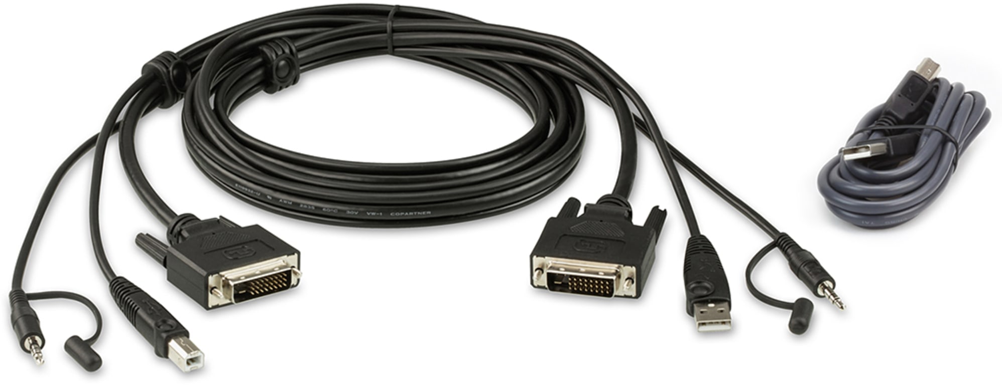 2L7D02UHX5 - 6Ft (1.8M) USB HDMI Dual Display Secure KVM Cable Kit - TAA  Compliant