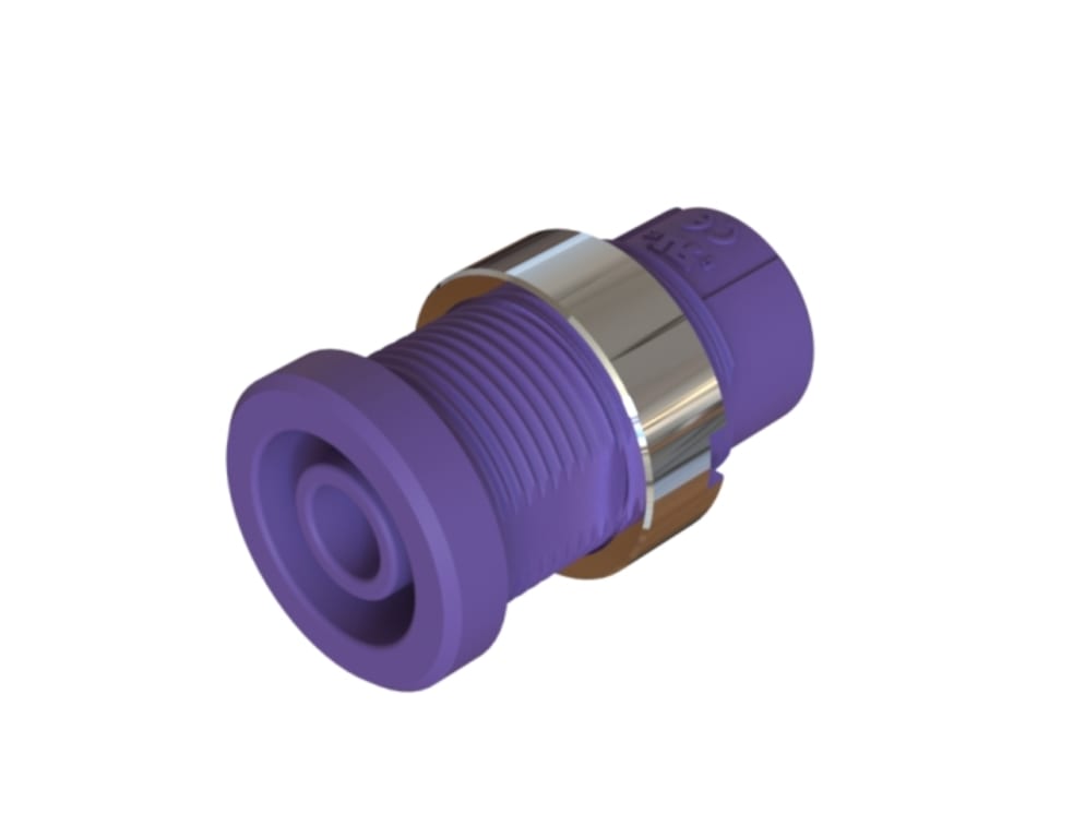 Cal Test CT4397-07-7 - 4mm Sheathed Jack, M3 Threaded Hole, Panel, UL ...