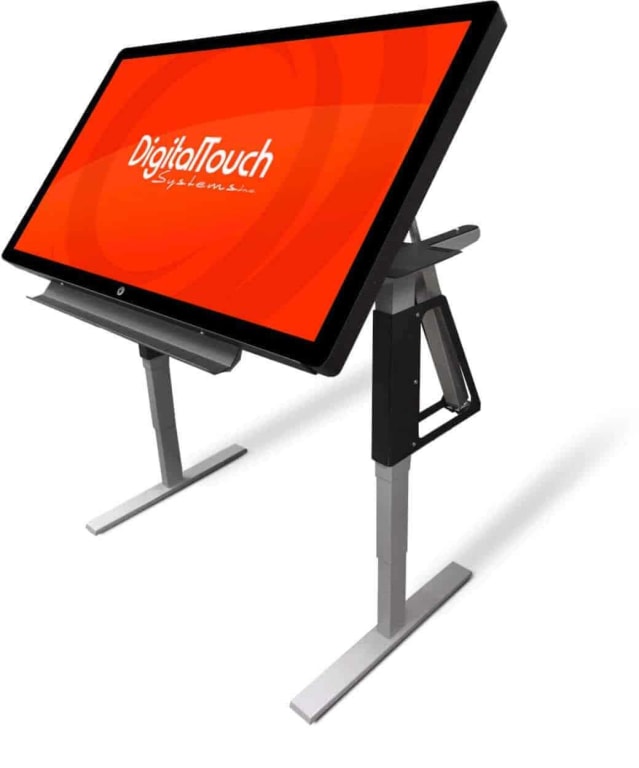 Drafting II - Drafting Style Touch Table Kiosk by Ideum