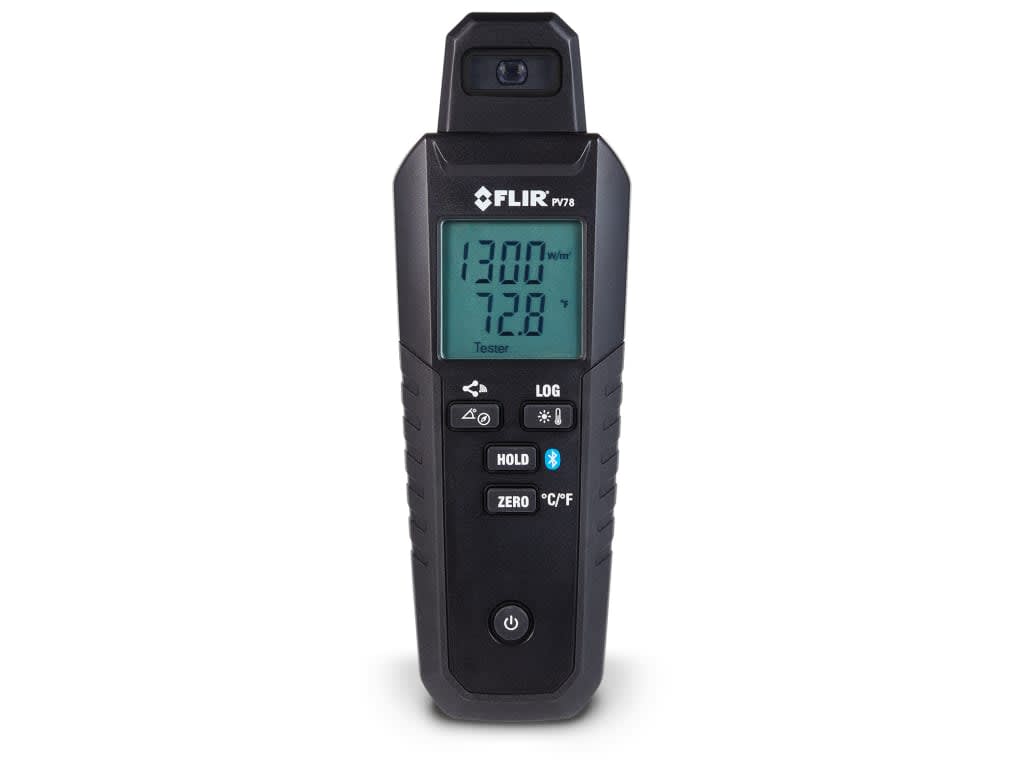 FLIR PV78 - Solar Irradiance and Temperature Meter with Tilt Sensor and ...