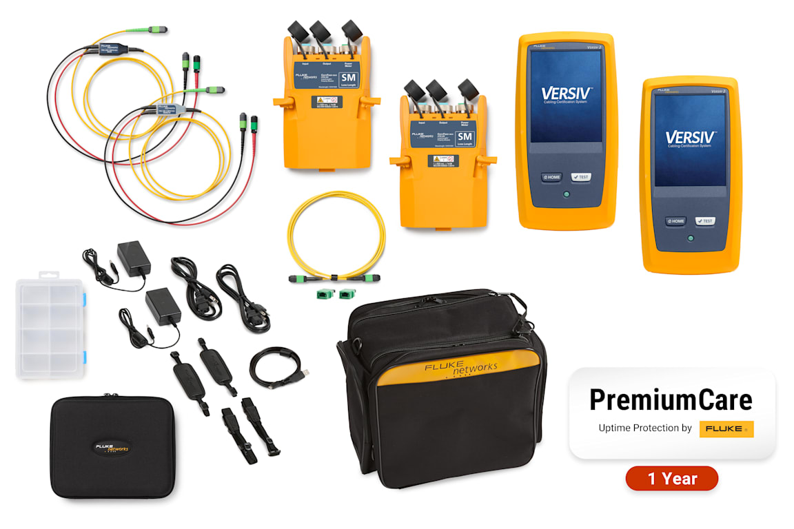 Gld Fi Fluke Networks CFM-100S-NW/GLD - Certifiber Max SM OLTS with Two Versiv ...