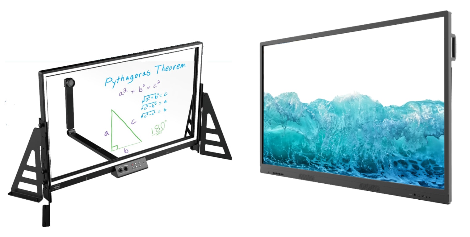 Zoom Lightboard- eglass by Pathway 35 transparent writing glass