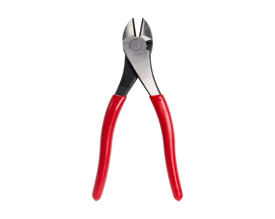 thumbnail image 2 of KLEIN TOOLS 8" High-Leverage Diagonal Cutting Angled Head Pliers 2 of 12