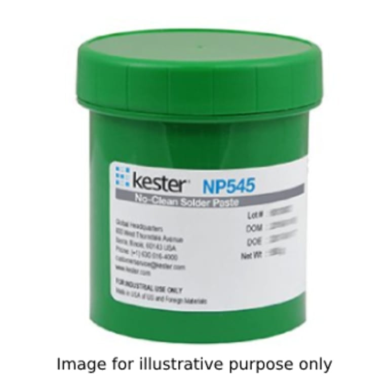 Kester 7041020611 NP545 Solder Paste, Sn63Pb37, NoClean, Leaded