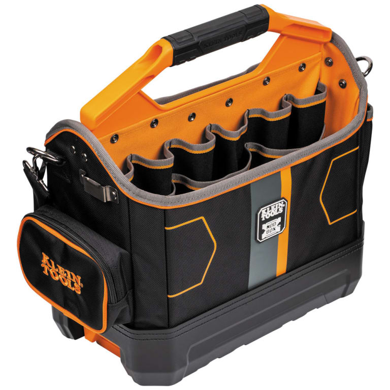 Klein Tools 62202MB - Tool Tote Bag, MODbox, Black/Orange, 17
