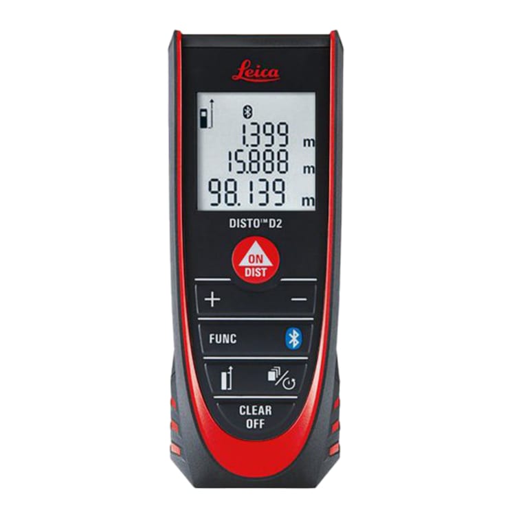 Leica DISTO D2 - Laser Distance Meter with 7 Measurement Modes, 100M