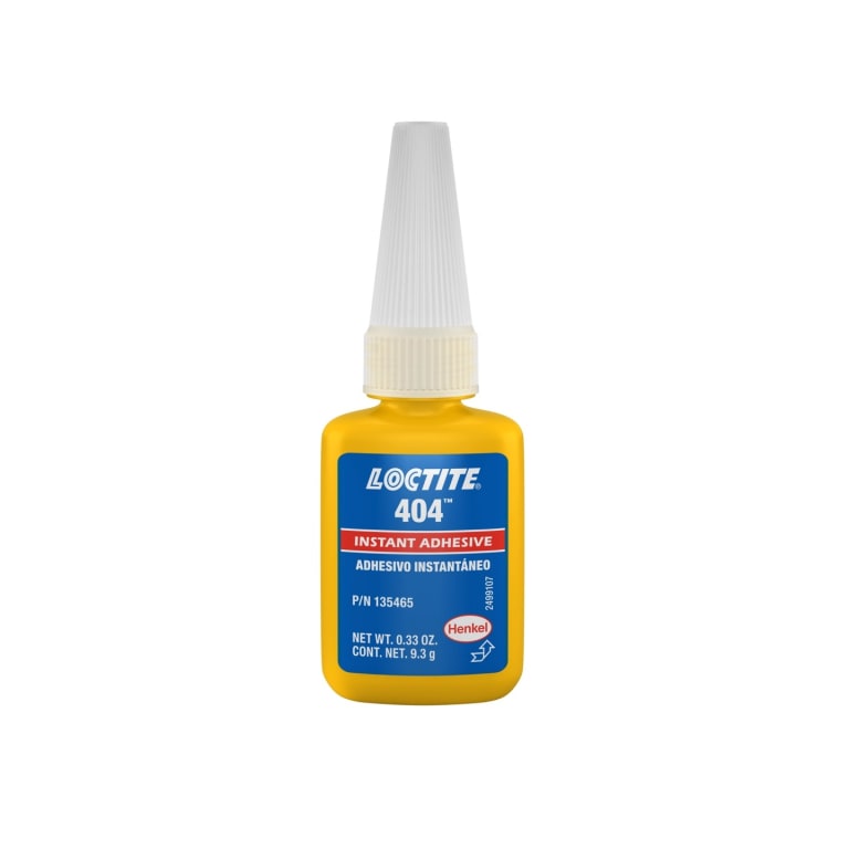 Loctite 135465 404 Quick Set Instant Adhesive, Clear, 0.33oz Bottle