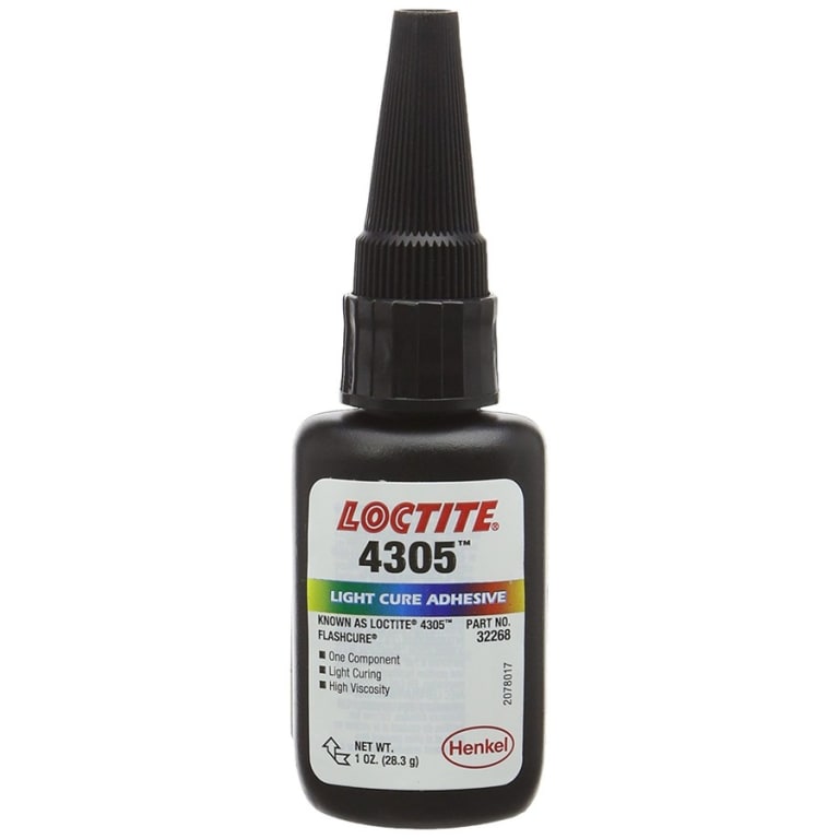 Loctite 303389 4305 Flashcure Light Cure Instant Adhesive, 1oz Bottle
