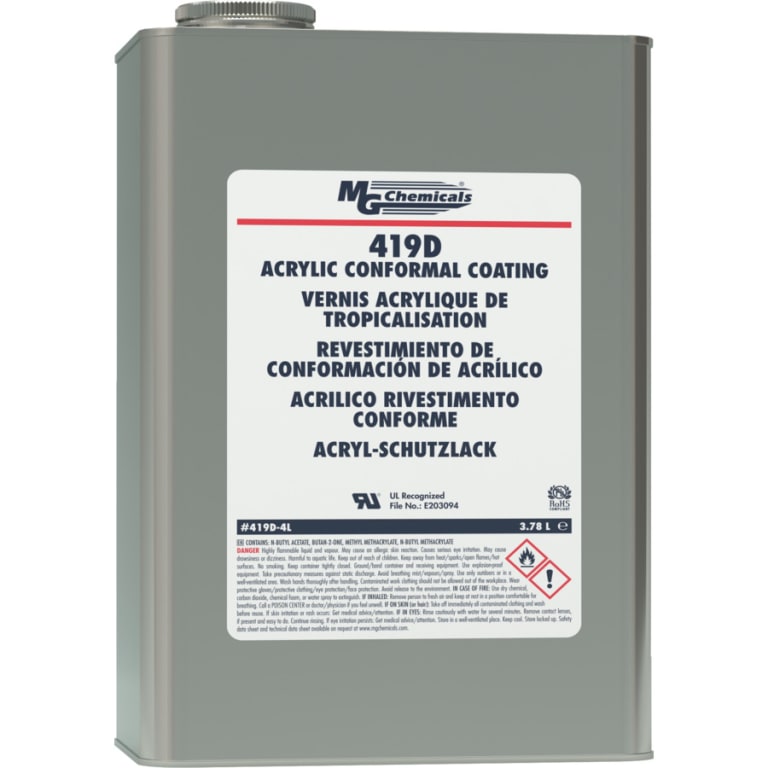 MG Chemicals 419D-4L - MG Chemicals 419D-4L - Acrylic Conformal Coating ...