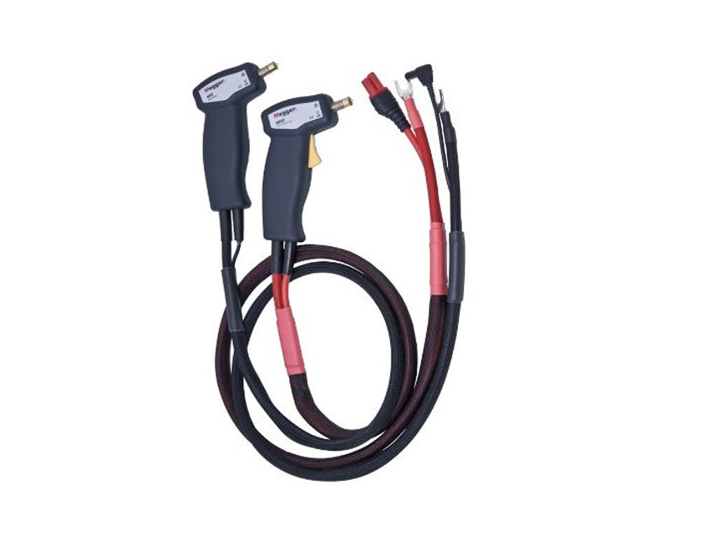 meg-mam Megger GA-00374 - MOM2 Kelvin Clamp Cable Black 5m | TEquipment