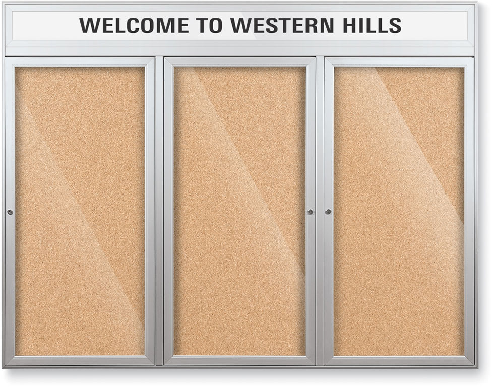 MooreCo Balt Outdoor Headline Bulletin Board Touchboards