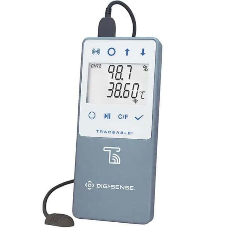 TraceableLive Wifi Thermometer with two probes -90°C to +105°C 