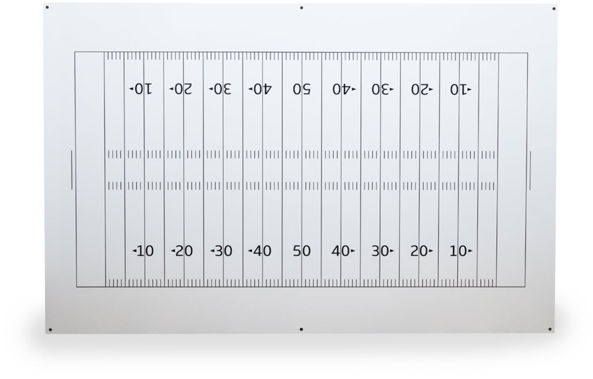 Panls Football4x6 - 4ft x 6ft Magnetic CeramicSteel Whiteboard w/ Football  Field Diagram & Standoff Mounting System | TEquipment