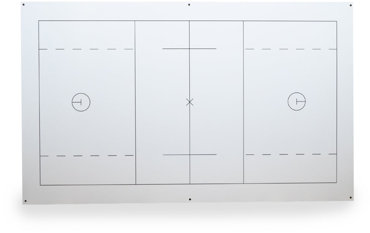 Mounting - | & Field Lacrosse4x6 Magnetic Lacrosse 6ft System CeramicSteel Standoff TEquipment x Panls w/ 4ft Whiteboard Diagram