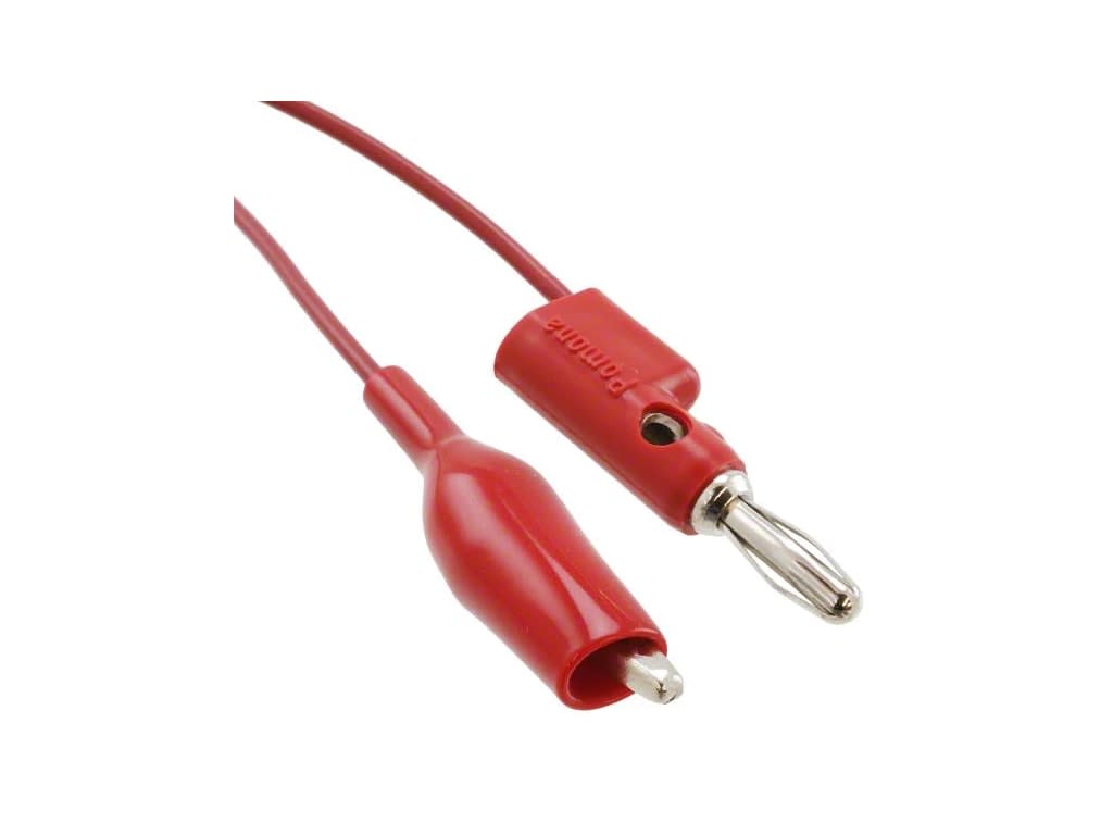 Pomona 3220-24-2 - Minigator Clip To Stacking Banana Plug, 24