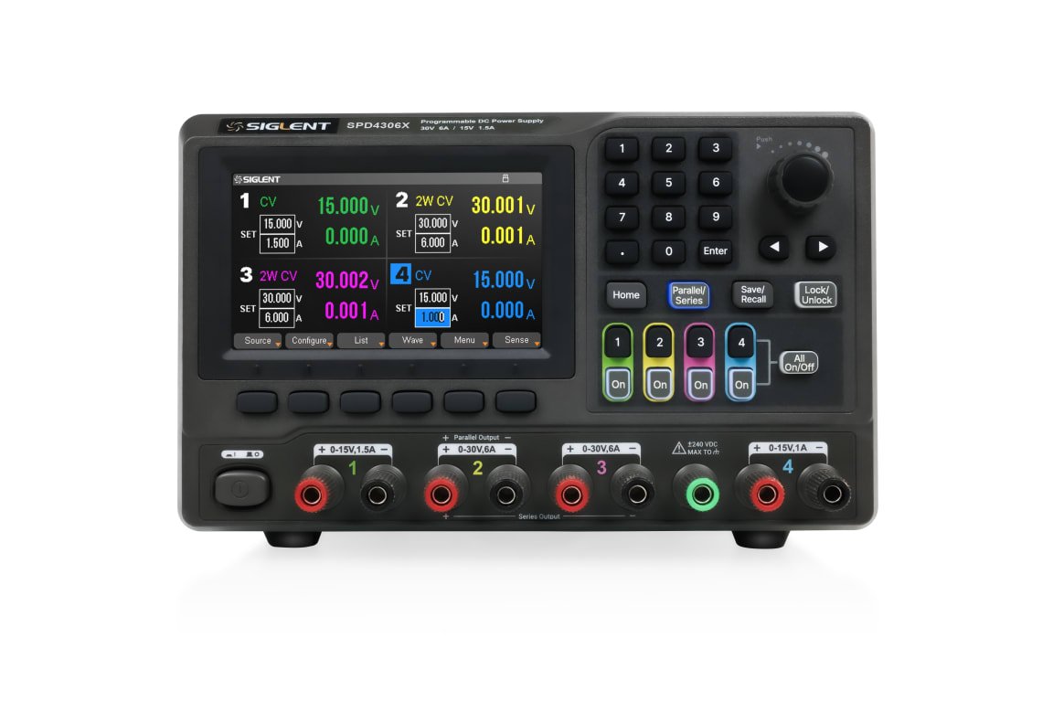 Siglent SPD4306X - Four Channel DC Power Supply (400W) | TEquipment