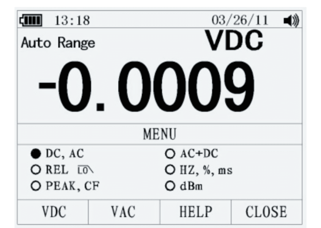 Techni-Pro TNP388 Industrial Multimeter Resolution and Accuracy