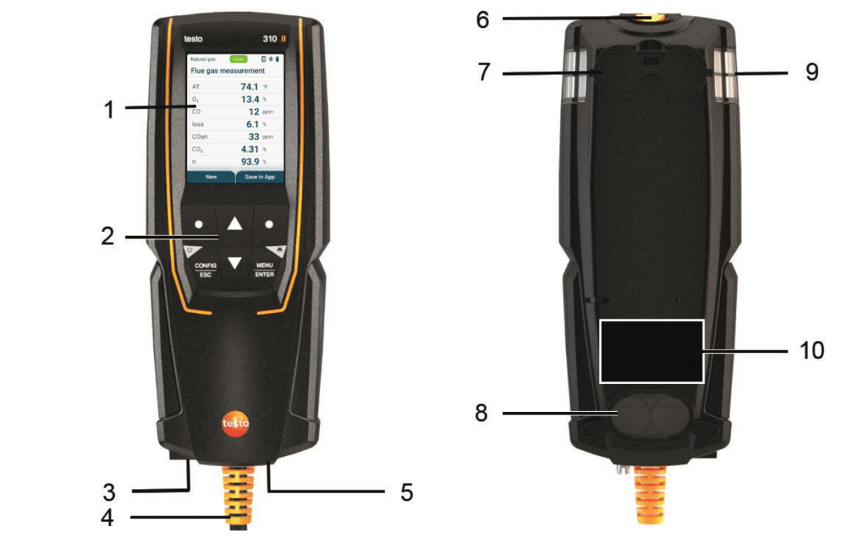 testo 310 Combustion Analyzer