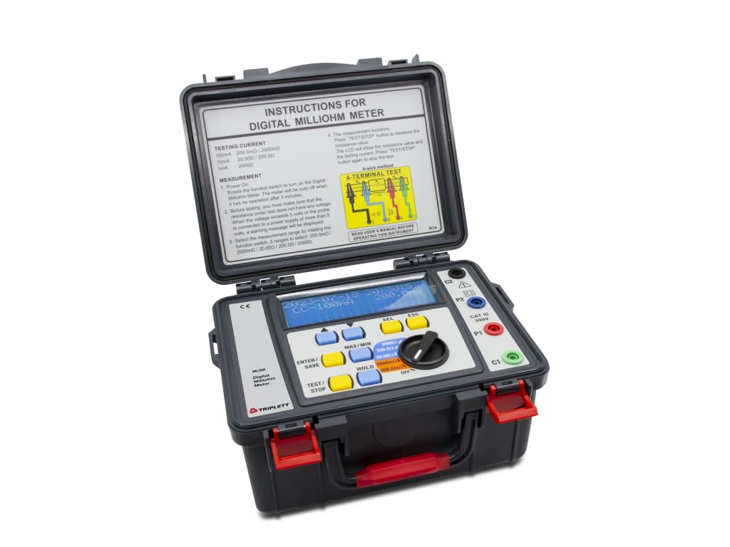 Triplett ML200 - Battery Powered Milliohm Meter | TEquipment