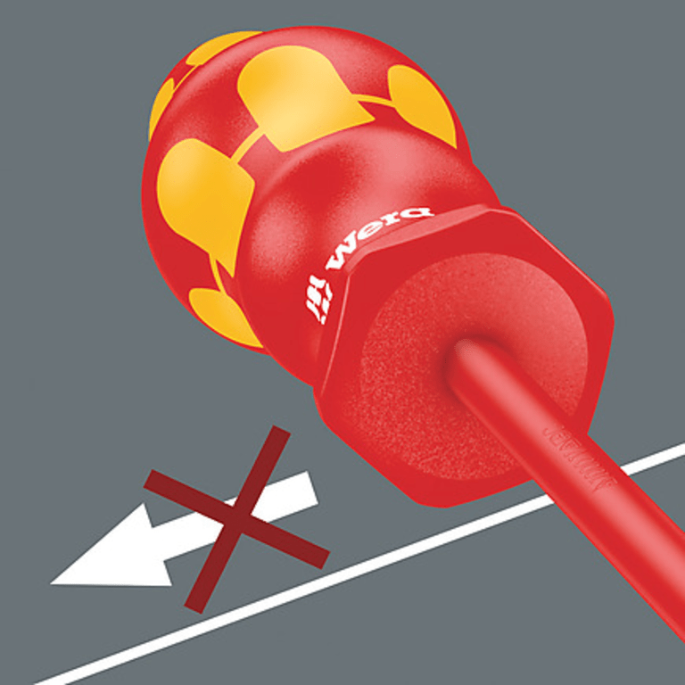Wera 165 iS PZ/S # 2 x 100 mm - Destornillador Pozidriv Aislado - VDE -  05006466001