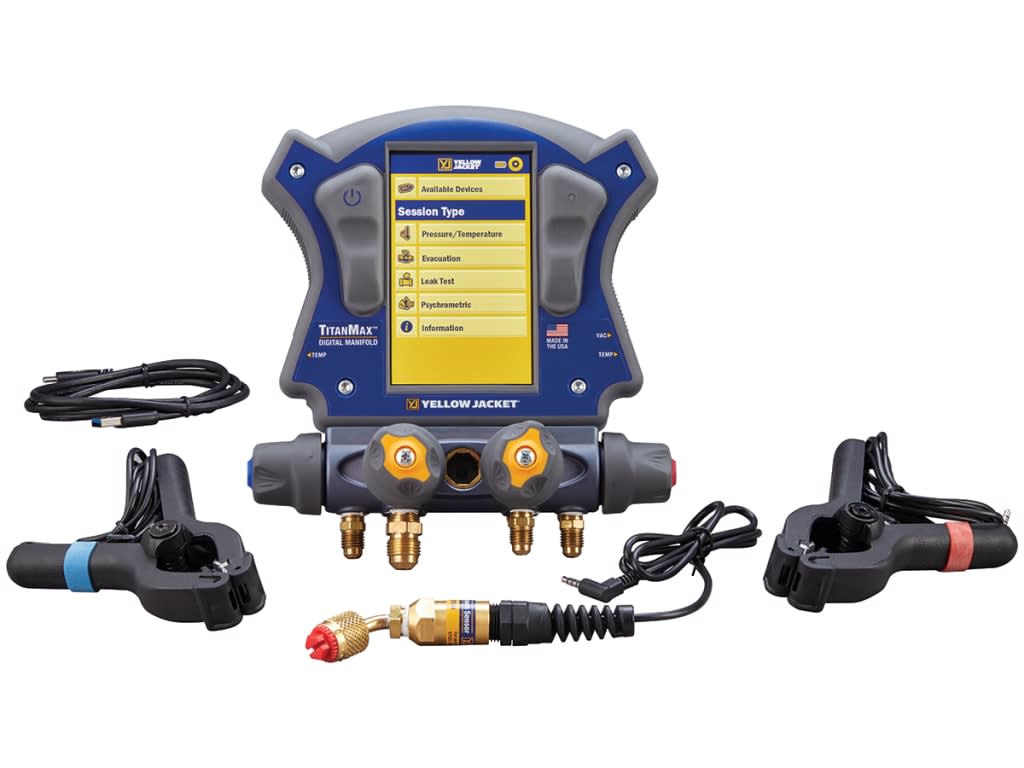 Yellow Jacket 40881 - TITANMAX Digital Manifold | TEquipment Yellow Jacket 40881 - TITANMAX Digital Manifold | TEquipment