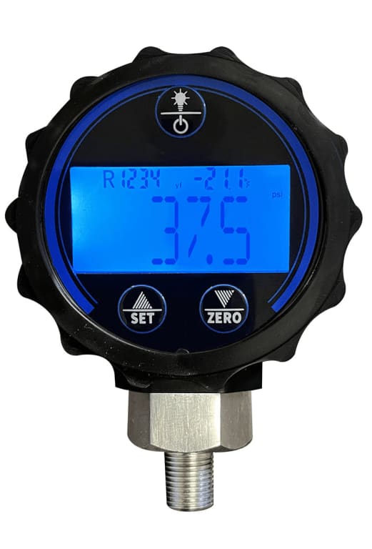 Mastercool DG500 Low Side Digital Gauge (MPA, kPA, Bar, PSI, kg/cm2