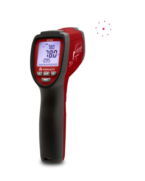 Triplett IRT350 12:1 Infrared Thermometer with Circular Laser