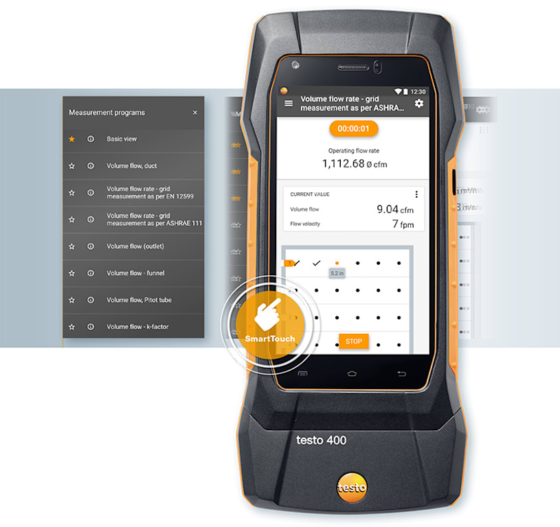 Testo 400 - Universal Airflow / IAQ Instrument, Probes Sold Separately ...