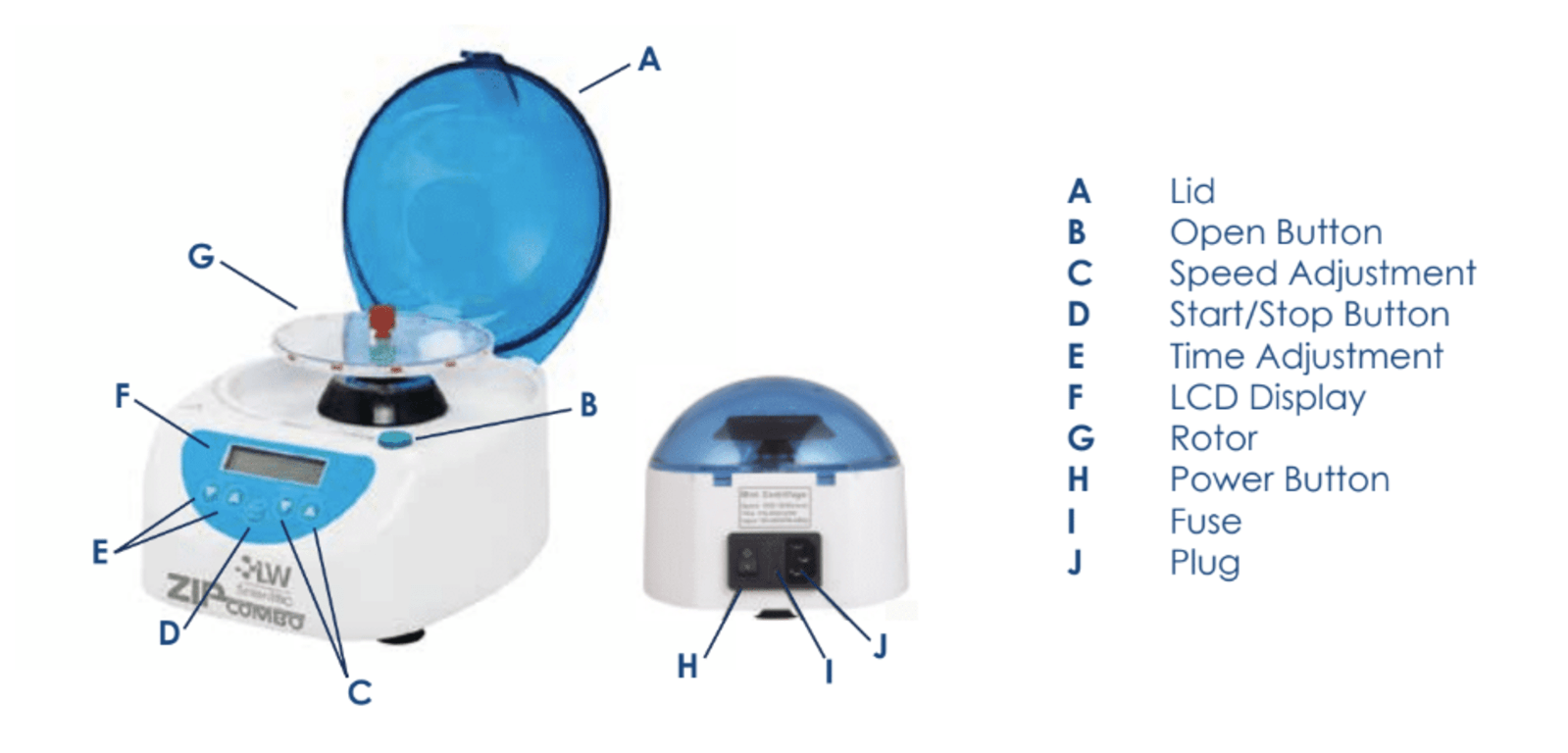 LW Scientific ZipCombo - Multi-Function Micro-Centrifuge (100-240V 50 ...