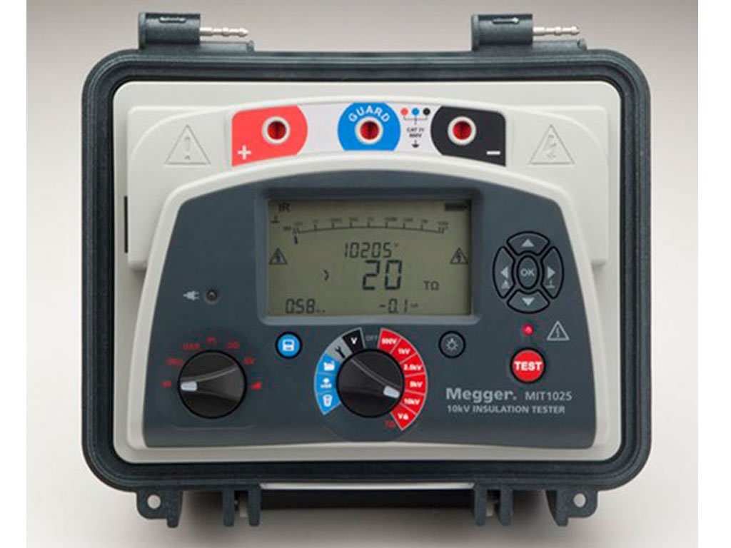 Megger MIT1025 10 KV Diagnostic Insulation Resistance Tester TEquipment Megger MIT1025 10 KV Diagnostic Insulation Resistance Tester TEquipment