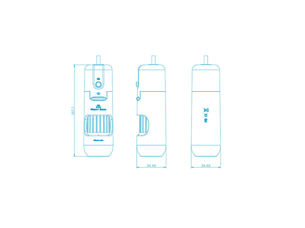 Aven Tools 26700209 Mighty Scope 5M USB Digital Microscope TEquipment