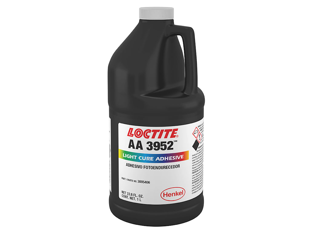 Loctite 3005406 Light Cure Adhesive, AA 3952, Transparent, Low ...
