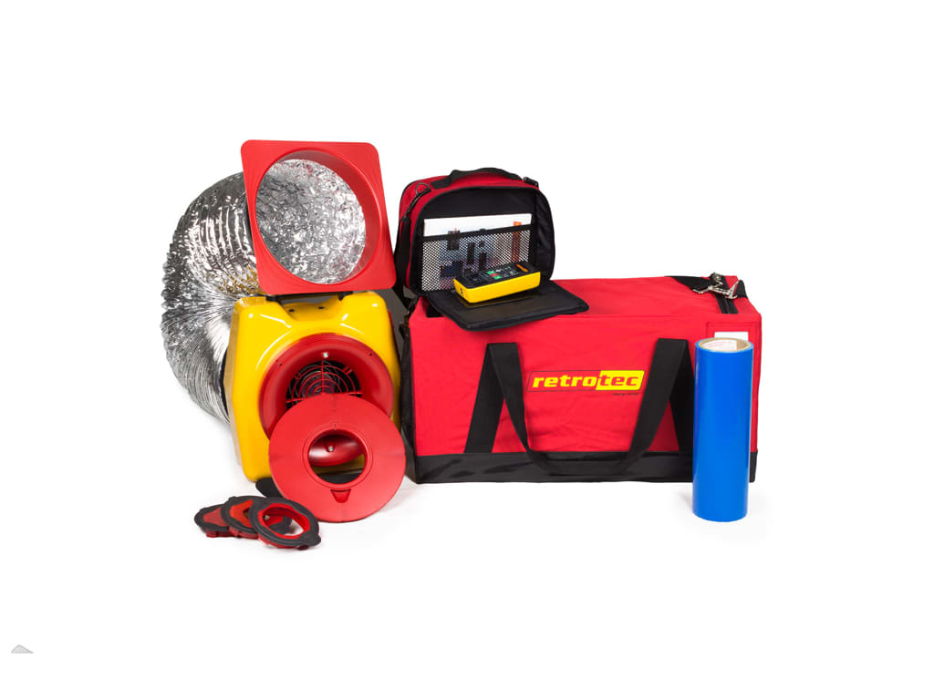 Retrotec US342 Duct Testing with WiFi TEquipment