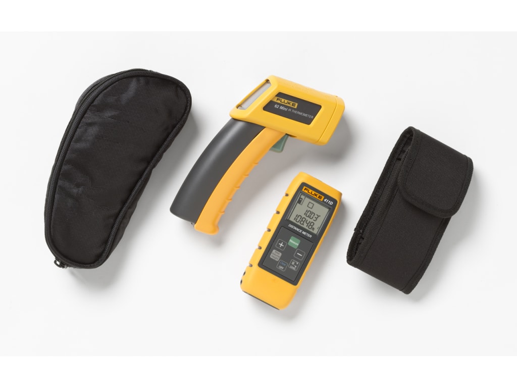 Fluke 417D+62MAX+ KIT Laser Distance Meter/Infrared Thermometer Combo Kit