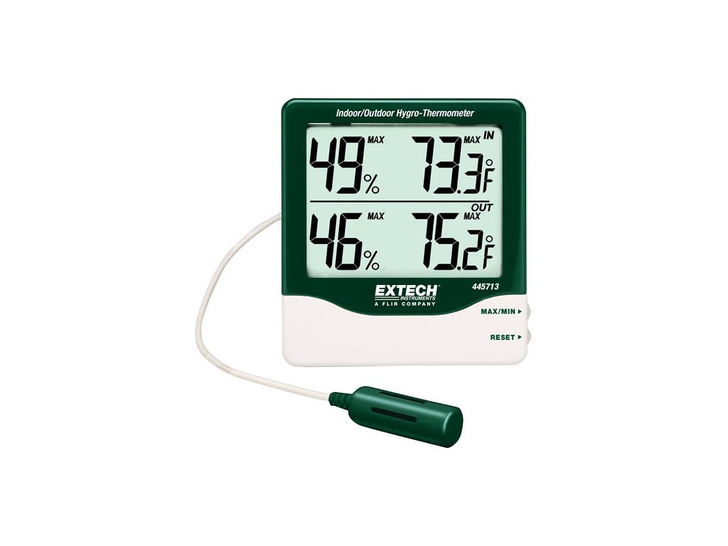 Temperature and Humidity Gauge - Extech