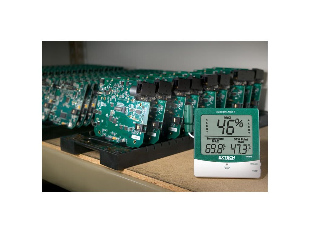 HYGRO-THERMOMETER HUMIDITY ALERT WITH DEW POINT - Tool Testing Lab