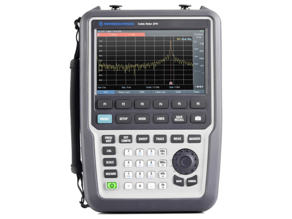 Rohde and Schwarz RTH1022 Scope Rider - Osciloscopio portátil de 2 canales,  200 MHz