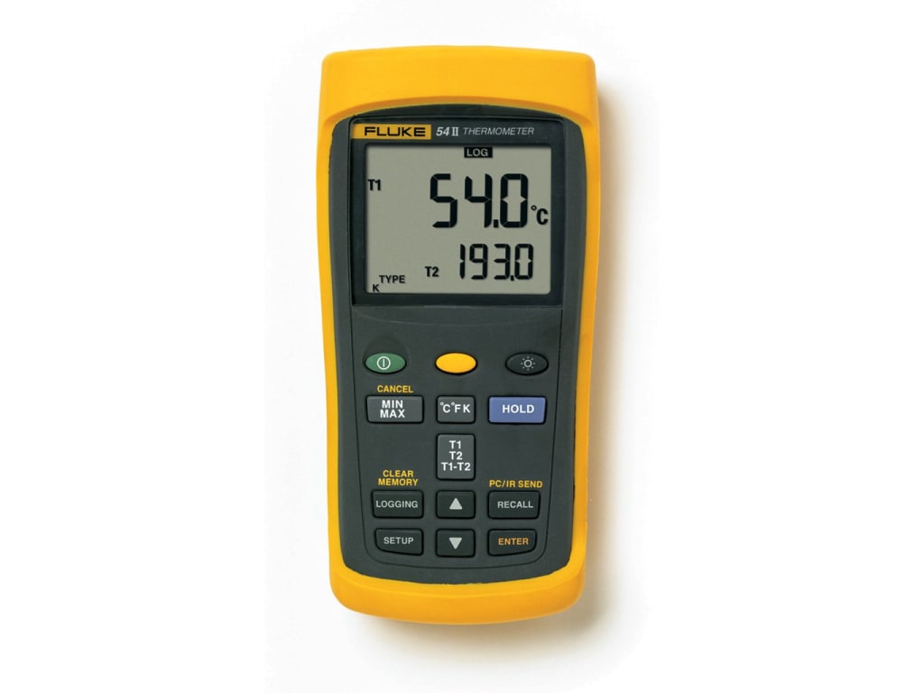 Fluke 54-2 B 60HZ Dual Input Thermometer with USB Recording Fluke 542B60HZ  54 2 B 60HZ 54-2-B-60HZ