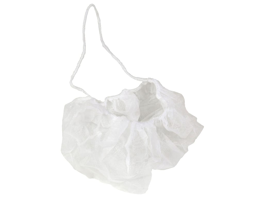 Ansell 66815 Beard Cover, A10 Light Duty Breathable, White, One Sz, 10 ...