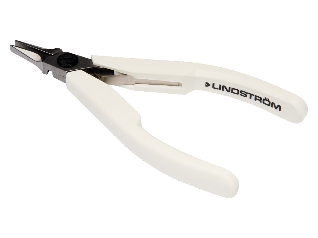 Lindstrom 7490 Supreme Series ESD-Safe Small Flat Nose Pliers with Smooth,  Gripping Jaw & Synthetic Handles, 5.77 OAL