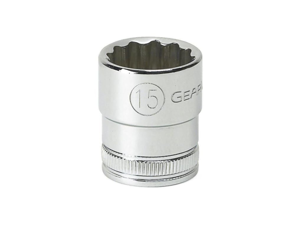 GearWrench Steckschlüssel 21 Mm – 3/20,3 Cm Antrieb, 12-Point, Schwarz, Für Metrische Befestigungen