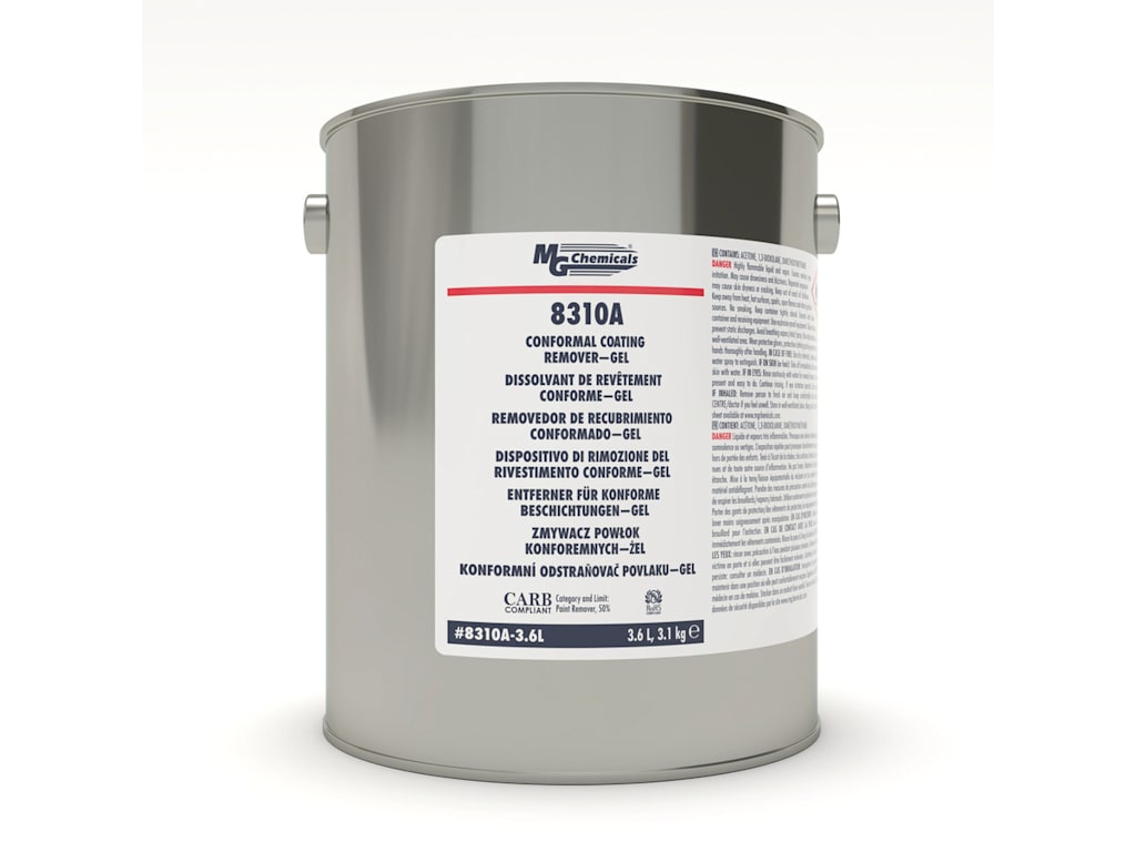 MG Chemicals 8310A-3.6L Conformal Coating Stripper, Gel, 3.6 L | TEquipment