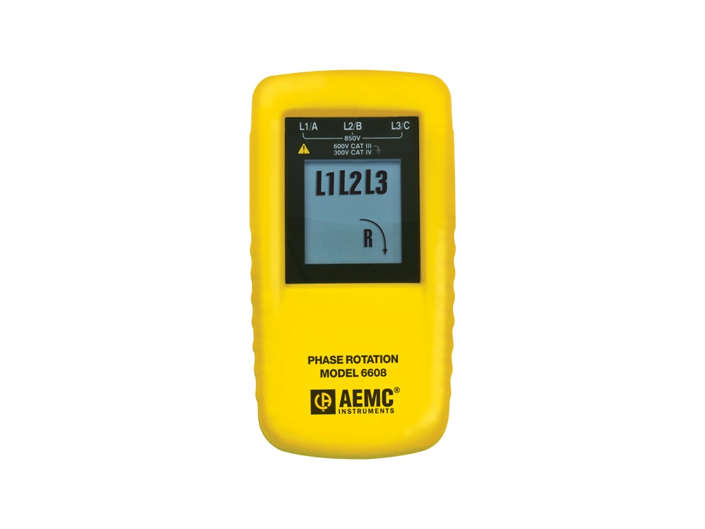 AEMC 6608 - Phase Rotation Meter | TEquipment